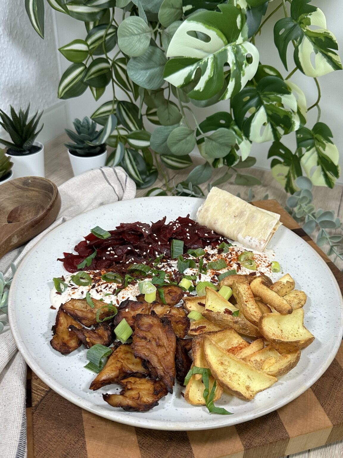 Rote Bete “Döner” Teller - Vegan Food Vibes